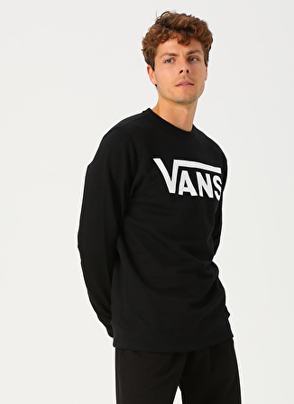 Vans Siyah - Beyaz Erkek Sweatshırt VN0A456AY281 VANS