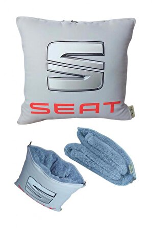 Seat Baskılı Battaniyeli Opsiyonel Yastık