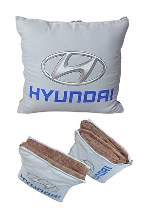 Hyundai Baskılı Battaniyeli Opsiyonel Yastık