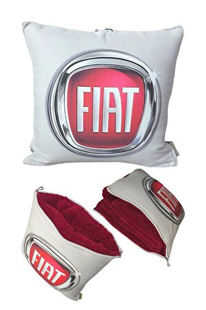 Fiat Baskılı Battaniyeli Opsiyonel Yastık