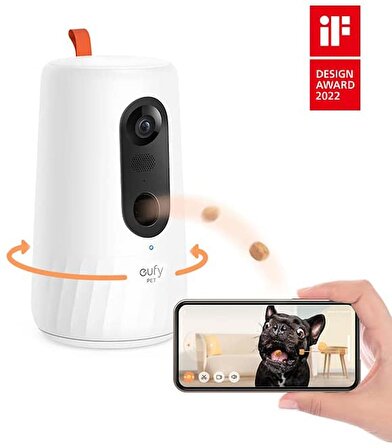 eufy Pet Kamera Köpekler ve Kediler İçin 360 Derece