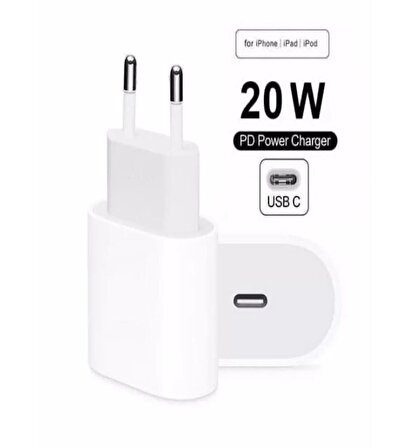 APPLE iphone 14 - 14 Pro - 14 ProMax Uyumlu 20W USB-C Hızlı Şarj Adaptörü - ( TÜRKİYE GARANTİLİ )