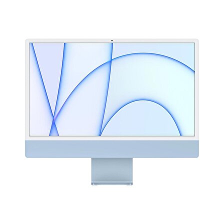 Apple iMac Retina 4.5K M1 Çip 8GB 8 Çekirdekli CPU 7 Çekirdekli GPU 256GB macOS 24 inç Bilgisayar MJV93TU/A - Mavi