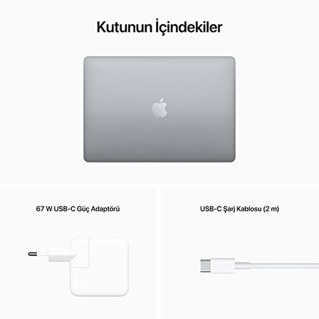 Apple MacBook Pro 13.3 Dahili Ekran Kartı Paylaşımlı 8 GB DDR5 256 GB 13 inç QHD+ macOS Notebook Dizüstü Bilgisayar