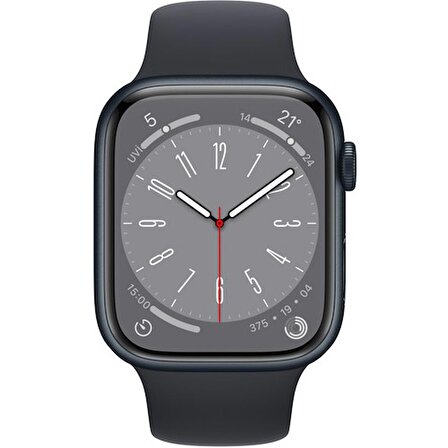 Apple Watch Series 8 MNP13TU/A Siyah Akıllı Saat Teşhir