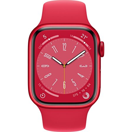 Apple Watch Series 8 MNP73TU/A Kırmızı Akıllı Saat