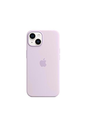 APPLE IPHONE 14 SILICONE CASE WITH MAGSAFE - LILAC