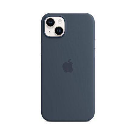 iPhone 14 Plus için MagSafe özellikli Silikon Kılıf Fırtına Mavisi - MPT53ZM/A