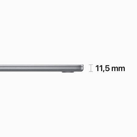 MacBook Air 15 inç M2 çip 8 Çekirdekli CPU ve 10 çekirdekli GPU 256GB - Uzay Grisi - MQKP3TU/A