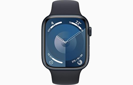 Apple Watch Series 9 GPS 41mm Gece Yarısı Alüminyum Kasa ve Gece Yarısı Spor Kordon - M/L - MR8X3TU/A