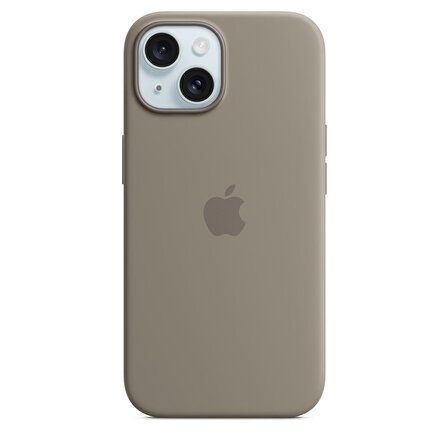 iPhone 15 için MagSafe özellikli Silikon Kılıf - Kil Rengi - MT0Q3ZM/A