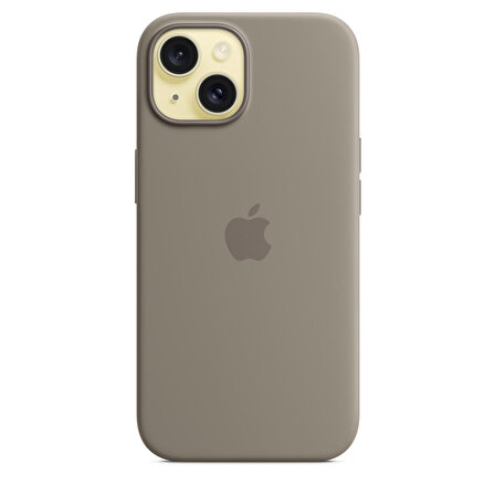 iPhone 15 için MagSafe özellikli Silikon Kılıf - Kil Rengi - MT0Q3ZM/A