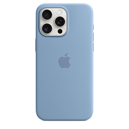 iPhone 15 Pro Max için MagSafe özellikli Silikon Kılıf - Buz Mavisi - MT1Y3ZM/A
