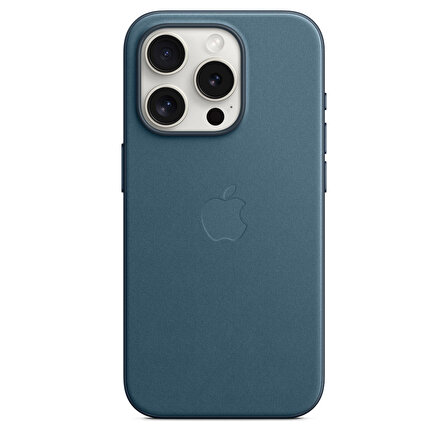 iPhone 15 Pro için MagSafe özellikli Mikro Dokuma Kılıf - Pasifik Mavisi - MT4Q3ZM/A