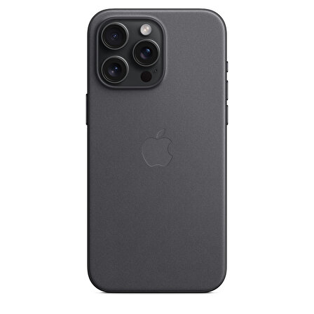 iPhone 15 Pro Max için MagSafe özellikli Mikro Dokuma Kılıf - Siyah - MT4V3ZM/A
