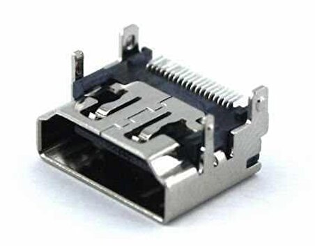 HDMI Dişi Soket 19 Pin Kart Tipi 90 Derece