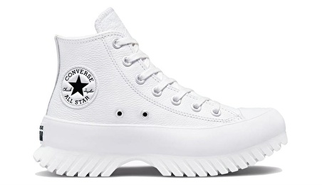 Converse Platform Chuck Taylor All Star Lugged 2.0 Leather High Top Günlük Ayakkabı Beyaz A03705C