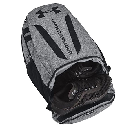 A1361176-002-002 Under Armour Ua Hustle 5.0 Backpack Sırt Çantası Gri