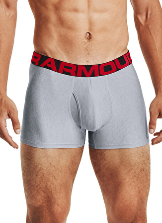 Under Armour Gri Erkek Boxer 1363618 UA Tech 3in 2 Pack