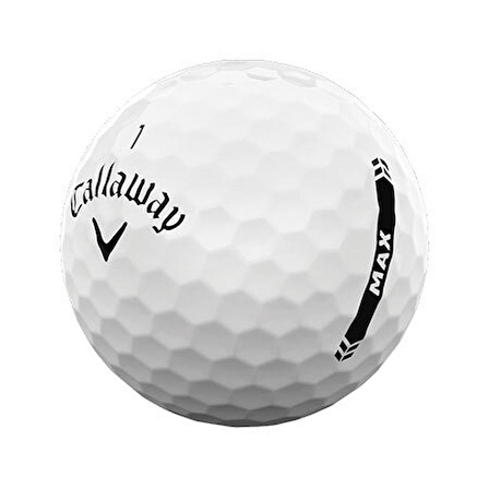 Callaway BL CG Supersoft Max 21 12B PK - Üçlü Golf Topu Beyaz Renk