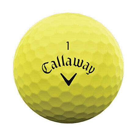 Callaway Bl Cg Supersoft Yellow - Üçlü Golf Topu Yeşil Renk