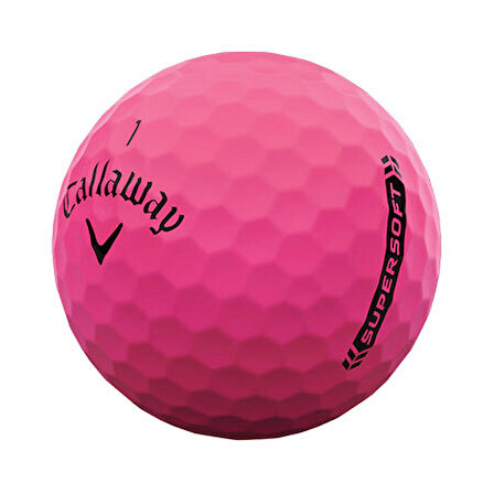 Callaway Bl Cg Supersoft Pink - Üçlü Golf Topu Pembe Renk 