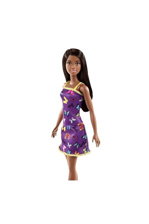 Barbie Şık Barbie Mor Elbiseli T7439 HBV07 Lisanslı Ürün