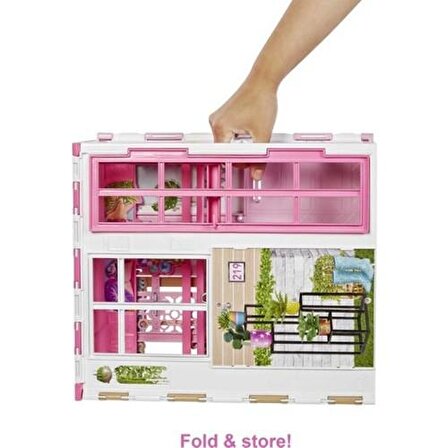 Barbie'nin Taşınabilir Portatif Evi Yeni Seri HCD47 Lisanslı Ürün