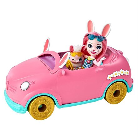 Mattel Enchantimals Bunny Mobile HCF85 Lisanslı Ürün