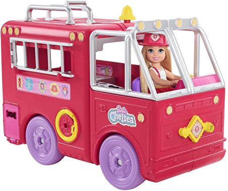 Barbie Chelsea'nin İtfaiye Aracı HCK73 Lisanslı Ürün