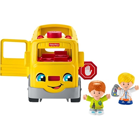 Fisher Price Little People Eğlenceli Okul Otobüsü HDJ25 Lisanslı Ürün