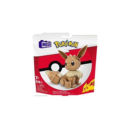 HDL84 MEGA Pokemon - Eevee - Yap ve Oyna Figürler