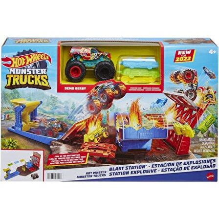 Hot Wheels Monster Trucks Patlama İstasyonu Oyun S