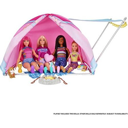 Barbie Malibu ve Brooklyn Kampta Oyun Seti Lisanslı Ürün