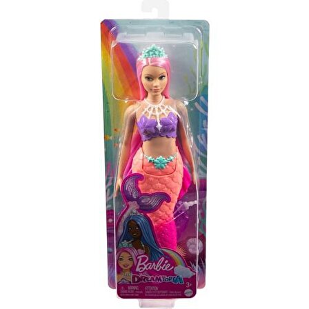 Barbie Dreamtopia Denizkızı -Açık Pembe HGR09 HGR08 Lisanslı Ürün