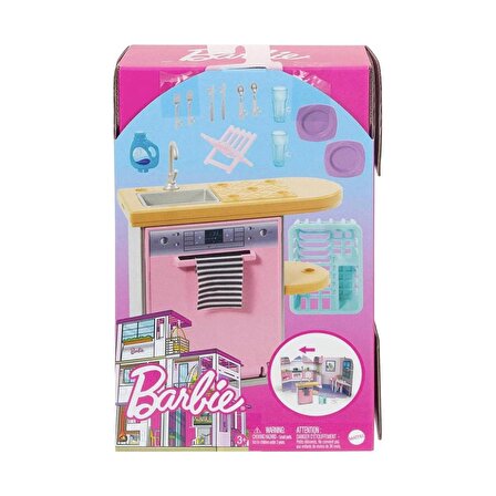 Barbie'nin Ev Dekorasyonu Oyun Setleri HJV32-HJV34