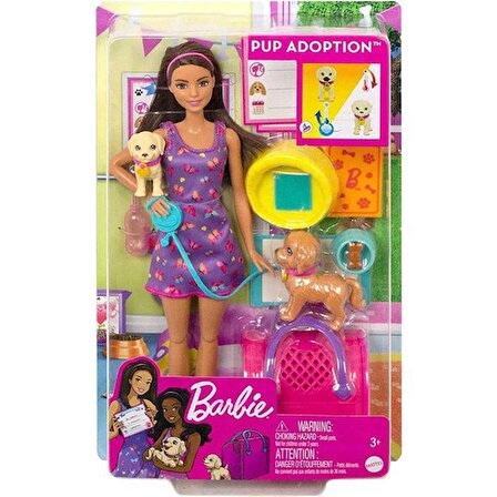 Barbie ve Köpekçikleri Oyun Seti HKD86 Lisanslı Ürün
