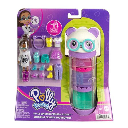 Polly Pocket Stil Döndürücü Moda Dolabı HKW04 HKW05 Lisanslı Ürün