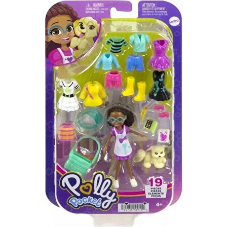 Polly Pocket Farklı Kombin Eğlencesi HKV88 HKV91 Lisanslı Ürün