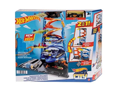 Hot Wheels Dönüşen Heyecanlı Yarış Kulesi HKX43 Lisanslı Ürün