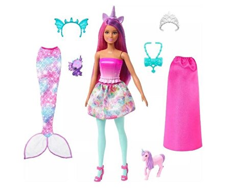 Barbie Dreamtopia Bebek Ve Aksesuarları HLC28 Lisanslı Ürün