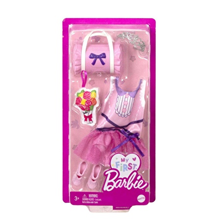 HMM55 My First Barbie - İlk Barbie Bebeğim Kıyafet Koleksiyonu 