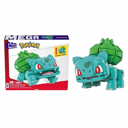 HNT96 MEGA Pokémon™ Jumbo Bulbasaur 789 parça +10 yaş