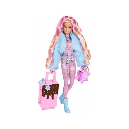 Barbie Extra Seyahat Bebekleri Kar Temalı HPB16 Barbie