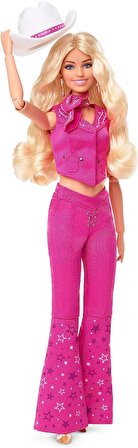 Barbie Movie - Pembe Kovboy Kıyafetli Bebek Oyuncak