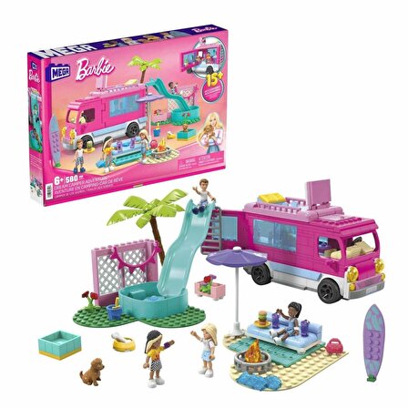 MEGA Barbie'nin Rüya Karavanı Meceraları 508 parça HPN80 
