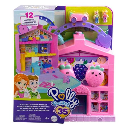 Polly Pocket Pollyville Marketi Oyun Seti HRD45 Lisanslı Ürün