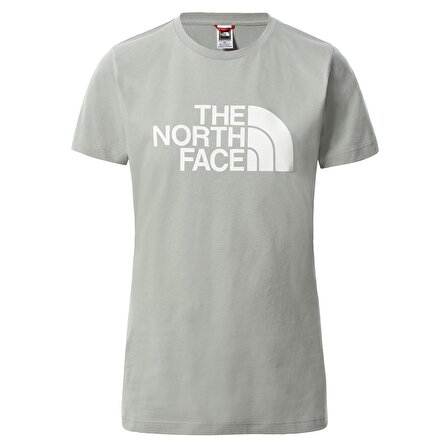 The North Face  Kadın S/S EASY Tişört Gri-XS