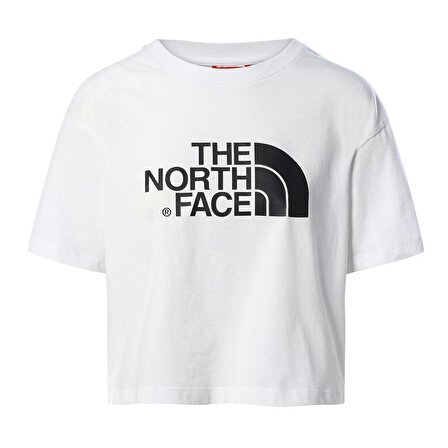 The North Face  Kadın CROPPED EASY Tişört Beyaz-XS