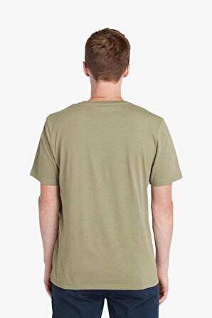 Timberland Tree Logo Short Sleeve Erkek Yeşil T-Shirt TB0A2C2RAP61